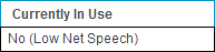 Low net speech example